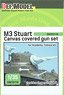 WWII US M3 Stuart Canvas Covered Gun Set for Academy (for Tamiya Kit) (Plastic model)