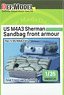 WWII US M4A3 Sherman Sandbag front Armour (for 1/35 M4A3 Kit) (Plastic model)