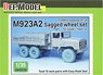 M923A2 `BIG FOOT` Truck Goodyear AT-2A Sagged Wheel Set (for Ilove Kit, Italeri 1/35) (Plastic model)
