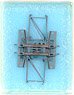 1/80(HO) Normal Pantograph Type PS-15 (Gray) (Mounting pitch 19x17mm) (1 Piece) (Model Train)