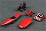 Accessory Parts Set Red (Diecast Car)