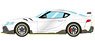 Tom`s GR Supra 2020 White Metallic (Diecast Car)
