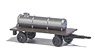 (N) Barrel Trailer (Model Train)