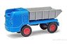 (N) Dump Truck Blue (Model Train)