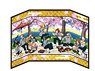 My Hero Academia Folding Screen Style Colored Paper Cherry-blossom Viewing (Anime Toy)