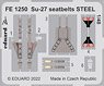 Su-27 Seatbelts Steel (for Great Wall Hobby) (Plastic model)