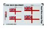 イギリス海軍旗 3Dデカール (プラモデル)