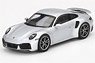 Porsche 911 Turbo S GT Silver Metallic (LHD) (Diecast Car)