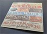 Shop / Business Signs on Real Wood - France set 2 (Plastic model)