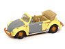 Street Freaks 1975 VW Super Beetle Convertible Berber Yellow / Primer (Diecast Car)
