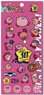 Kirby`s Dream Land 30th Clear Sticker (2) Pink (Anime Toy)