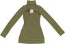 AZO2 Turtleneck Knit Dress (Khaki) (Fashion Doll)