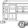 16番(HO) 14m級電車未塗装車体キット [未塗装プラ車体板キット] (組み立てキット) (鉄道模型)
