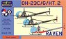 Hil. OH-23C/G/HT.2 Raven (Vietnam War, Holland AF, Royal Navy) (Plastic model)