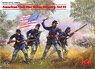 American Civil War Union Infantry. Set #2 (Plastic model)