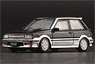 Toyota Starlet Turbo S 1988 EP71 Black / Silver (LHD) (Diecast Car)
