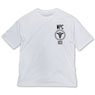 Psycho-Pass 3 WPC Big Silhouette T-Shirt White XL (Anime Toy)