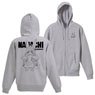 Made in Abyss: The Golden City of the Scorching Sun Nanachi Zip Parka Mix Gray XL (Anime Toy)