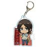 Acrylic Key Ring Workwear Ver. Attack on Titan Eren Yeager (Anime Toy)