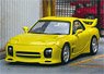 Mazda RX-7 (FD3S) Mazdaspeed A-Spec Competition Yellow Mica (Diecast Car)