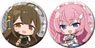The Idolm@ster Shiny Colors Can Badge Set Piapro Characters F Deformed Chiyuki Kuwayama & Megurine Luka (Anime Toy)