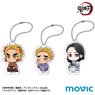 Demon Slayer: Kimetsu no Yaiba Acrylic Key Ring Set ViVimus Kyojuro & Senjuro & Ruka (Anime Toy)