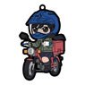 Super Cub [Chara Ride] Reiko on CT110 Rubber Strap (Anime Toy)