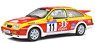 Ford Sierra Cosworth RS Le Tour de Corse 1987 #11 (Red / Yellow / White) (Diecast Car)