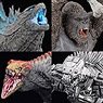 Hyper Modeling Series Godzilla vs. Kong (2021) (Set of 4) (Completed)
