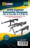 WWII German Automatic Weapons (StG44, Erma EMP, FG42 & MP40) (Plastic model)
