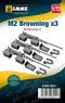 M2 Browning (Set of 3) (Plastic model)
