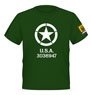 「アメリカ陸軍 星マーク」 Tシャツ (S) (ミリタリー完成品)
