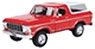 1978 Ford Bronco Hard Top (Apple Red) (ミニカー)