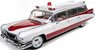 1959 Cadillac Eldorado Ambulance White/Red (Diecast Car)