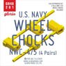 U.S. Navy Wheel Chocks NWC-4/5 (Set of 4) (Plastic model)