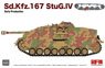 Sd.Kfz.167 StuG IV Early Production w/Workable Track Links (Plastic model)