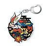 Pokemon Kirie Series Acrylic Key Ring Cinderace (Anime Toy)