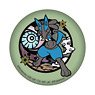Pokemon Kirie Series Japanese Paper Style Can Badge Lucario (Anime Toy)