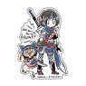 Capcom x B-Side Label Sticker Monster Hunter Hunter & Felyne (Airou) Line Art (Anime Toy)