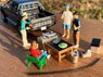 Diorama Collection64 #CarSnap14a BBQ2 w/Toyota Hilux 4WD (Diecast Car)