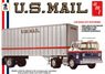 Ford C900 US Mail Truck w/USPS Traile (Model Car)