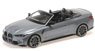 BMW M4 Cabriolet 2020 Gray Metallic (Diecast Car)