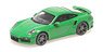 ポルシェ 911 (992) ターボ S クーペ スポーツデザイン 2021 グリーン (ミニカー)