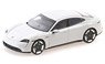 Porsche Taycan Turbo S 2020 White Metallic (Diecast Car)