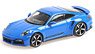 Porsche 911 (992) Turbo S 2020 Blue (Diecast Car)