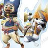Monster Hunter Rise Trading Acrylic Stand (Palico Ver.) (Set of 10) (Anime Toy)