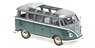 Volkswagen Samba Bus 1961 Green / Gray (Diecast Car)