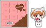 Acrylic Coaster Stand [Magical Girl Lyrical Nanoha Series] 01 Nanoha Valentine Ver. (Mini Chara) (Anime Toy)