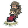 Sword Art Online Alternative Gun Gale Online [Chara Ride] Fukaziroh & M on Trike Acrylic Stand (Anime Toy)