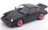 Porsche 911 Carrera 3.2 Clubsport 1989 Black / Red (Diecast Car)